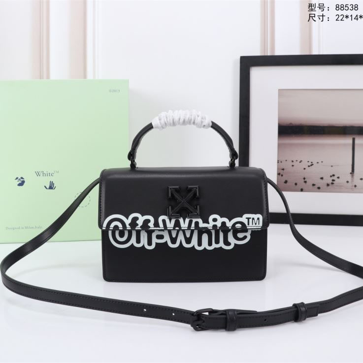 Off White Top Handle Bags - Click Image to Close